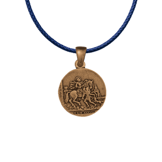 Vintage Bronze St. Martin of Tours Medal, France