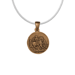 Vintage Bronze St. Martin of Tours Medal, France