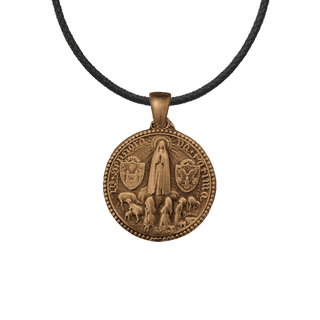 Vintage Bronze Fatima 1951 Holy Year Closing Medal