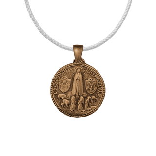 Vintage Bronze Fatima 1951 Holy Year Closing Medal