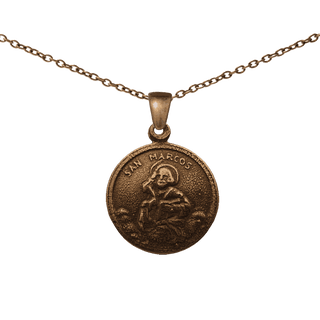 Vintage Bronze San Marcos Medal, St. Mark the Evangelist
