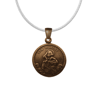 Vintage Bronze San Marcos Medal, St. Mark the Evangelist