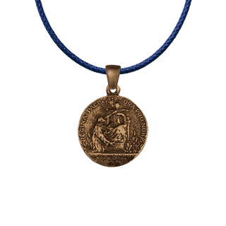 Vintage Bronze Regina Pacis and Pax Christi Medal