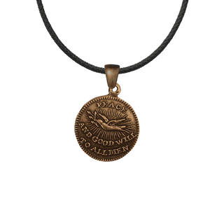 Vintage Bronze Peace and Good Will Medal, 1801