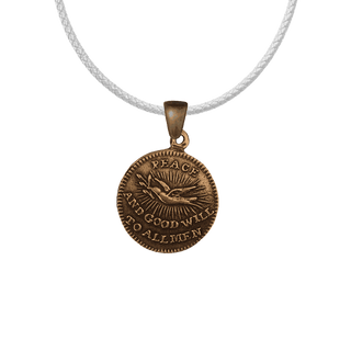 Vintage Bronze Peace and Good Will Medal, 1801