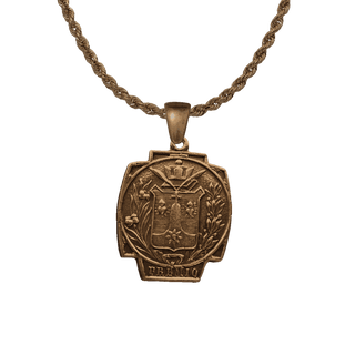 Vintage Bronze Compañia de Santa Teresa School Prize Medal