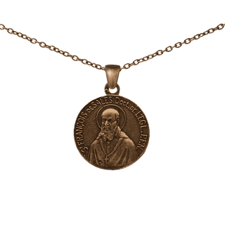 Vintage Bronze St. Francis de Sales and St. Jane de Chantal