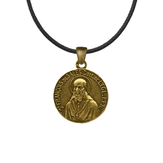 Vintage Yellow Bronze St. Francis de Sales and St. Jane de Chantal