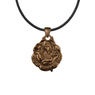 Vintage Bronze Little Flower and St. Pius X Medal