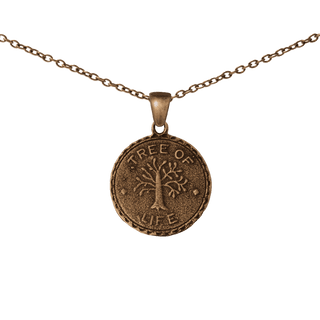 Vintage Bronze Tree of Life Medal