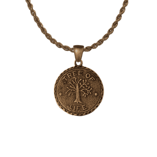 Vintage Bronze Tree of Life Medal