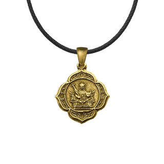 Vintage Yellow Bronze St. Agatha Medal, Virgin and Martyr