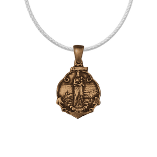Vintage Bronze Notre-Dame de la Garde Medal, Marseille