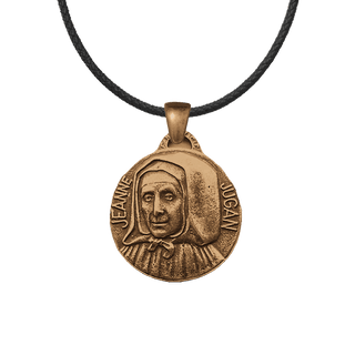 Vintage Bronze St. Jeanne Jugan Medal, Sister Mary of the Cross