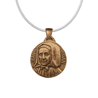 Vintage Bronze St. Jeanne Jugan Medal, Sister Mary of the Cross