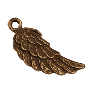 Vintage Bronze Angel Wing Charm