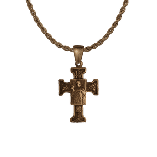 Vintage Bronze Lourdes 1914 Eucharistic Congress Cross