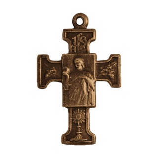 Vintage Bronze Lourdes 1914 Eucharistic Congress Cross