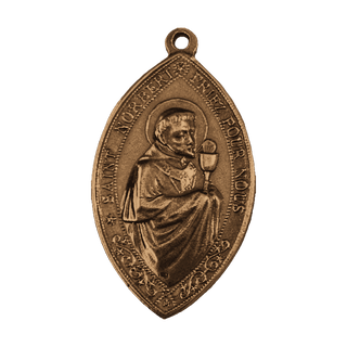 Vintage Bronze St. Norbert Medal, Chapel of the Holy Blood