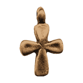 Vintage Bronze Small African Cross