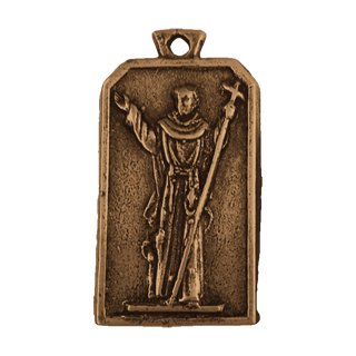 Vintage Bronze St. Junípero Serra Medal, Apostle of California
