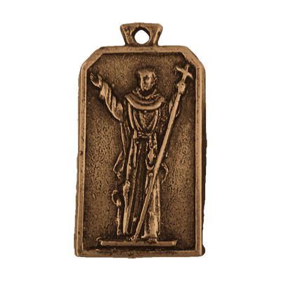 Vintage Bronze St. Junípero Serra Medal, Apostle of California