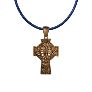Vintage Bronze Delicate Celtic Ringed Cross