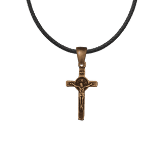 Vintage Bronze Smallest St. Benedict Crucifix