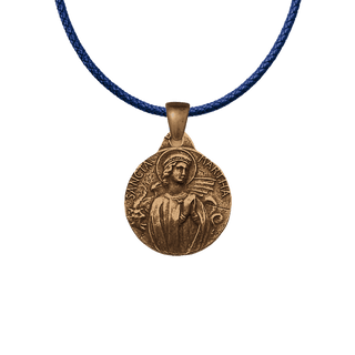 Vintage Bronze St. Martha and the Dragon Medal