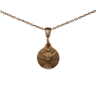 Vintage Bronze Holy Spirit Dove Medal