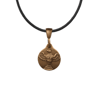 Vintage Bronze Holy Spirit Dove Medal