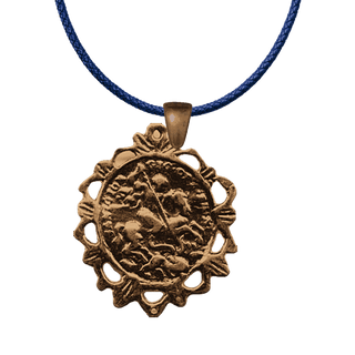 Vintage Bronze St. George and the Dragon Medal