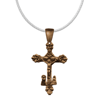 Vintage Bronze Latin American Folk Crucifix