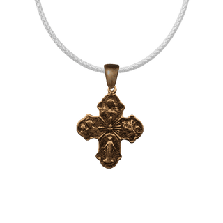 Vintage Bronze Four Way Cross Medal