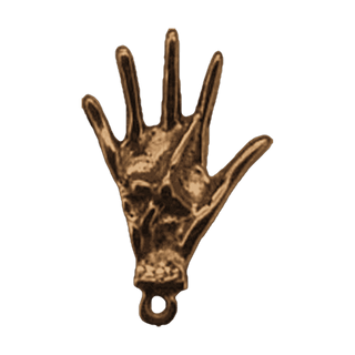 Vintage Bronze Guatemalan Hand Milagro