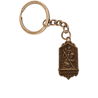 Vintage Bronze St. Christopher Medal