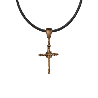 Vintage Bronze Colonial Spanish Child's Cross