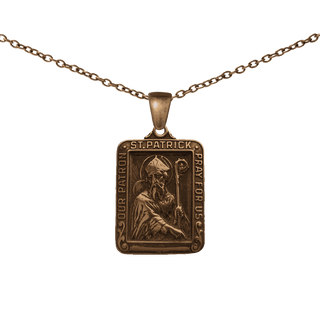 Vintage Bronze St. Patrick Medal, Our Patron