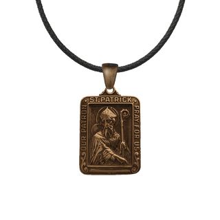 Vintage Bronze St. Patrick Medal, Our Patron