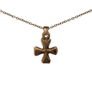 Vintage Bronze Miniature African Cross