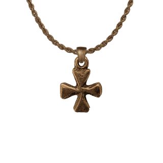 Vintage Bronze Miniature African Cross