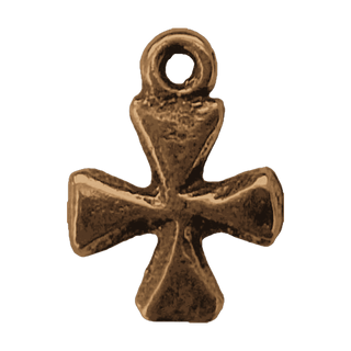 Vintage Bronze Miniature African Cross