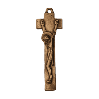 Vintage Bronze Irish Penal Crucifix