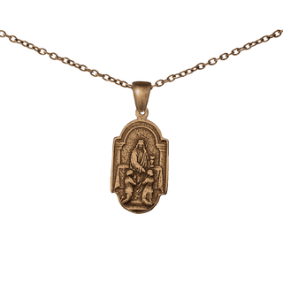 Vintage Bronze Christ First Communion Medal - Medium