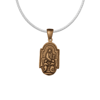 Vintage Bronze Christ First Communion Medal - Medium