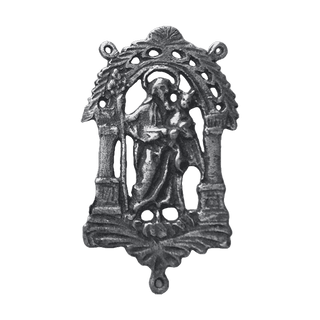 Vintage White Bronze St. Joseph and the Christ Child Center