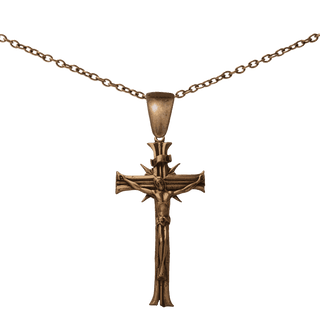 Vintage Bronze Large Rayed Crucifix