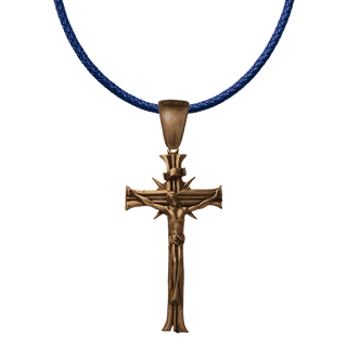 Vintage Bronze Large Rayed Crucifix