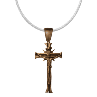 Vintage Bronze Large Rayed Crucifix