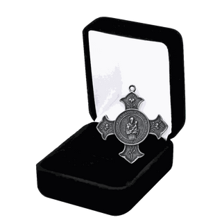 Vintage White Bronze St. Anthony of Padua Confraternity Cross